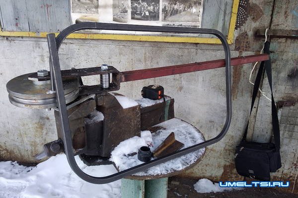 Делаем простой трубогиб для профильных труб