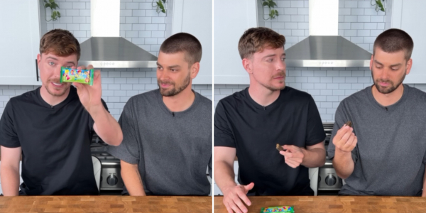 «Как собачье лакомство»: MrBeast и его друг попробовали гематоген — и возмутили российских пользователей «Как собачье лакомство»: MrBeast и его друг попробовали гематоген — и возмутили российских пользователей