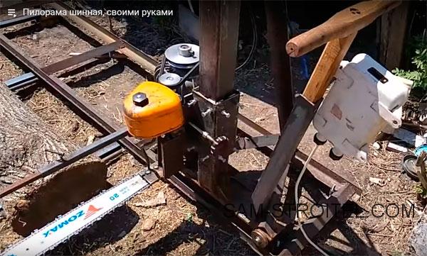 Шинная пилорама своими руками Шинная пилорама своими руками