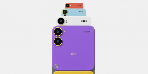 Представлен концепт Twin Phone &mdash; смартфона, который можно разделить на две&nbsp;части