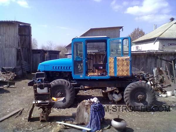 Самодельный трактор своими руками на базе ГАЗ-66 Самодельный трактор своими руками на базе ГАЗ-66