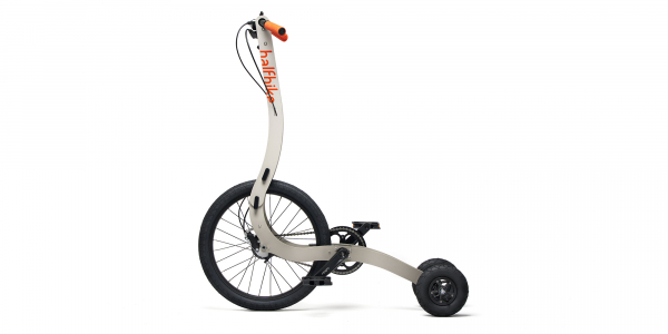 Halfbike представила складной велосипед без седла — на нём нужно ездить стоя Halfbike представила складной велосипед без седла — на нём нужно ездить стоя