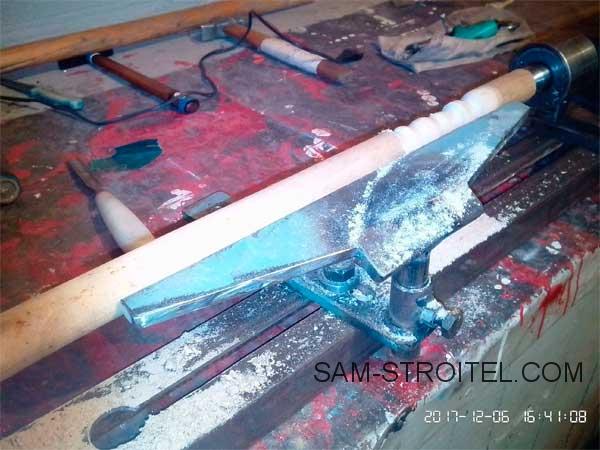 Самодельный токарный станок по дереву для домашней мастерской