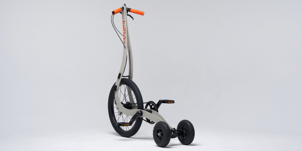 Halfbike представила складной велосипед без седла — на нём нужно ездить стоя Halfbike представила складной велосипед без седла — на нём нужно ездить стоя