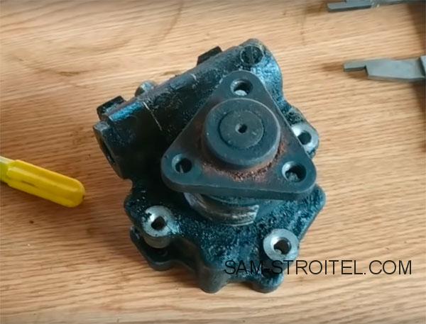 Самоделка из двигателя от стиральной машины и ГУРа Самоделка из двигателя от стиральной машины и ГУРа