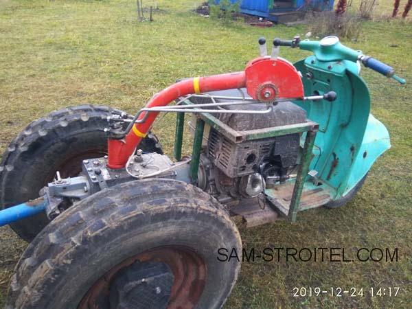 Самоделка из мотороллера и мотоблока