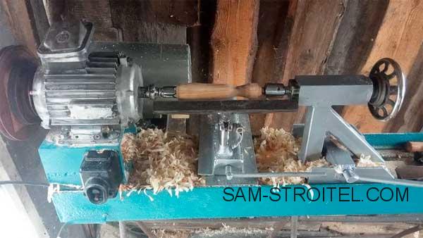 Токарный станок своими руками с электродвигателем 2.5 кВт