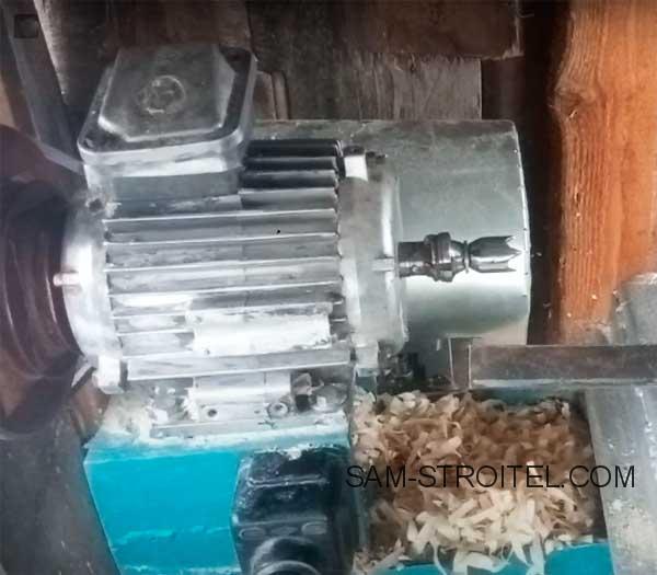 Токарный станок своими руками с электродвигателем 2.5 кВт