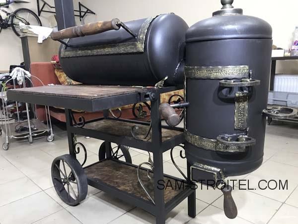 Мангал из газового баллона