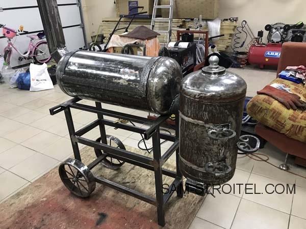 Мангал из газового баллона