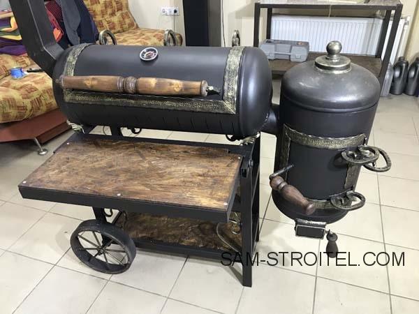 Мангал из газового баллона