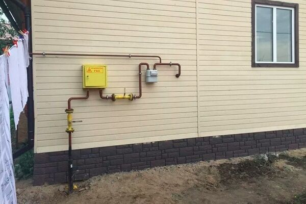 Как производится подключение газа к частному дому: устройство ввода + монтаж системы