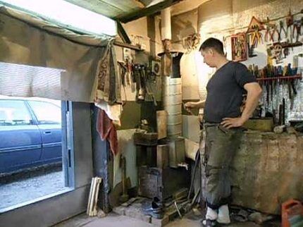 Чудо-печь для гаража на солярке своими руками: пошаговая инструкция по сооружению