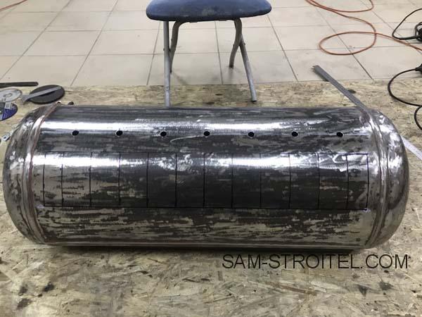Мангал из газового баллона
