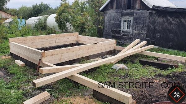 Баня из бруса своими руками: 12 фото пошаговой постройки Баня из бруса своими руками: 12 фото пошаговой постройки