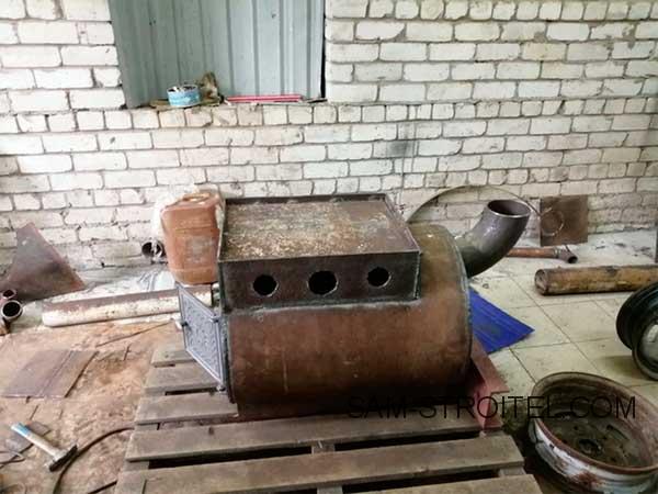 Печь для бани своими руками из металла: фото, описание изготовления Печь для бани своими руками из металла: фото, описание изготовления