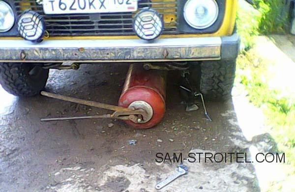 Самодельная печь из газовых баллонов
