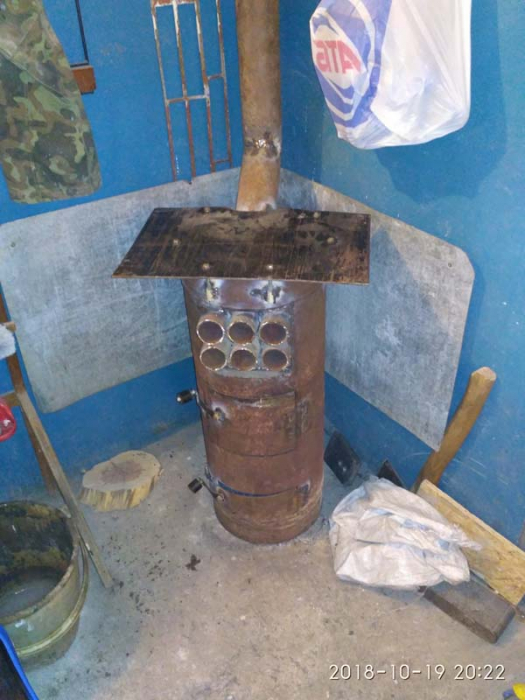 Буржуйка из газового баллона своими руками: 17 фото