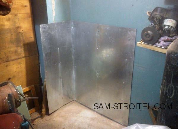 Самодельная печь из газовых баллонов