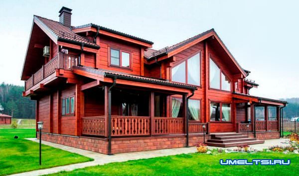 Дом из профилированного бруса