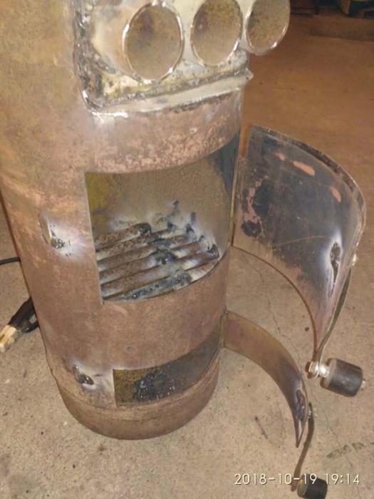 Буржуйка из газового баллона своими руками: 17 фото