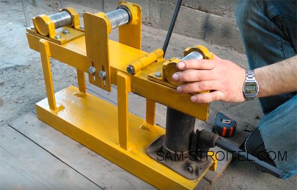 Ручной трубогиб для профильной трубы своими руками Ручной трубогиб для профильной трубы своими руками