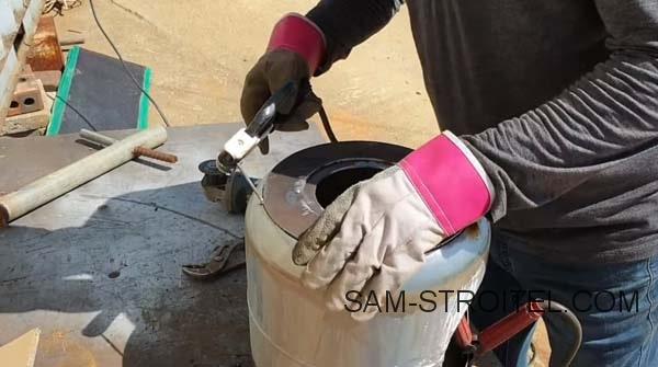 Печь из баллона своими руками Печь из баллона своими руками