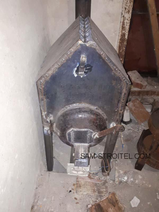 Печь в гараж своими руками из профильной трубы, по типу «Булерьян» Печь в гараж своими руками из профильной трубы, по типу «Булерьян»