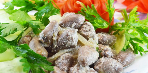 Как приготовить мягкие и сочные куриные сердечки Как приготовить мягкие и сочные куриные сердечки