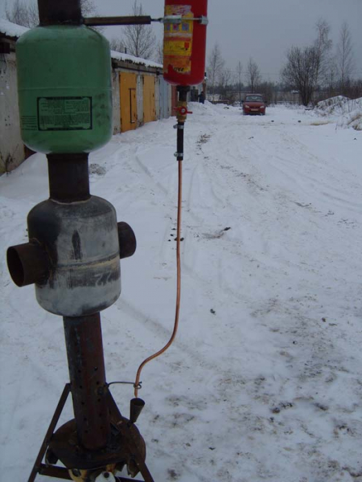 Печка на отработке Печка на отработке