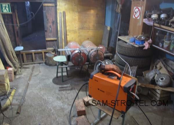 Самодельная печь из газовых баллонов
