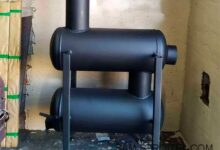 Photo of Печь из газовых баллонов с дополнительным теплообменником