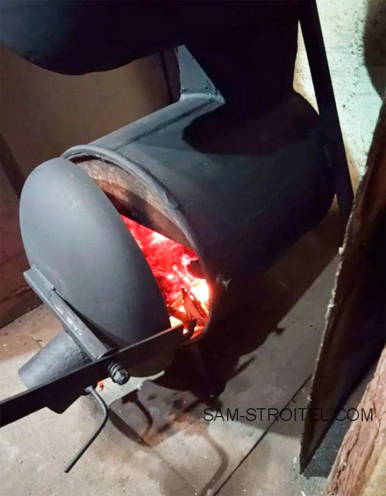 Буржуйка из газового баллона: фото и описание самоделки