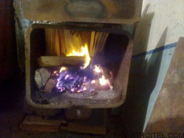 Печь ракетная из баллона Печь ракетная из баллона