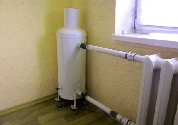 Самодельный водяной котёл отопления из тэна