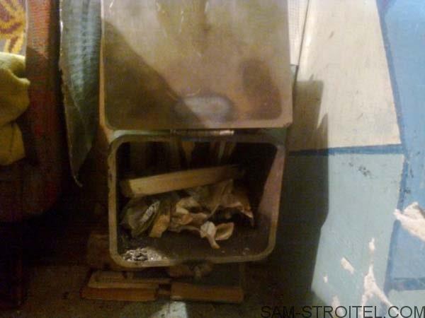 Печь ракетная из баллона Печь ракетная из баллона
