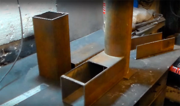 Печь ракета из газового баллона: чертежи, фото, видео
