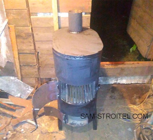 Буржуйка своими руками: фото и описание самоделки