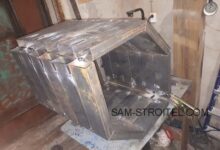 Photo of Печь в гараж своими руками из профильной трубы, по типу «Булерьян»