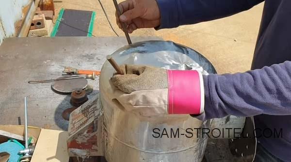 Печь из баллона своими руками Печь из баллона своими руками