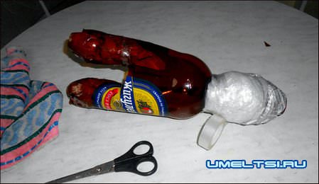 Гном из пластиковых бутылок