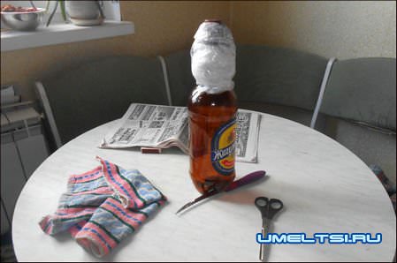 Гном из пластиковых бутылок