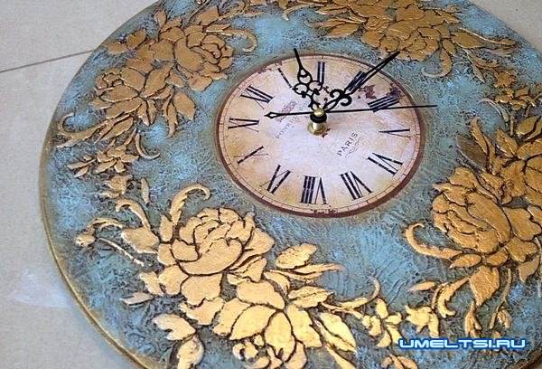 Как сделать настенные часы своими руками