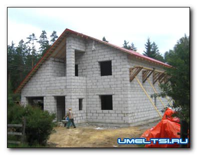 Теплый дом из газобетона Теплый дом из газобетона