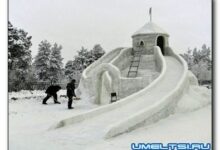 Photo of Как построить ледяную горку своими руками