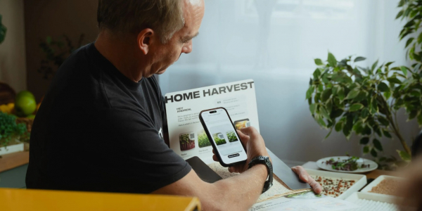 Домашняя ферма Harvest позволяет собирать свежую зелень каждые 8 дней Домашняя ферма Harvest позволяет собирать свежую зелень каждые 8 дней