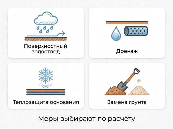 Пучинистый грунт: как понять, что он у вас, и что с ним делать Пучинистый грунт: как понять, что он у вас, и что с ним делать