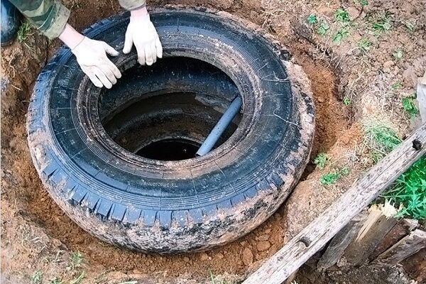 Как устроить септик из покрышек своими руками: пошаговая инструкция