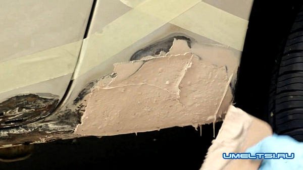 Ржавые дыры в кузове авто латаем без сварки