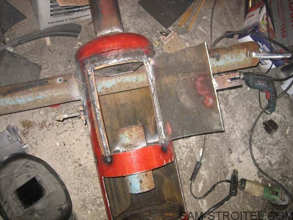 Печь на отработке своими руками из газового баллона Печь на отработке своими руками из газового баллона